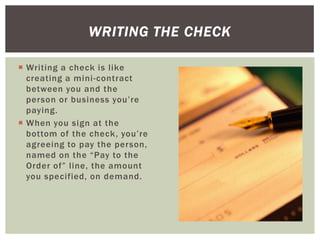 Check in with checking accounts | PPTX