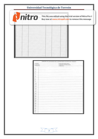 Universidad Tecnológica de Torreón




                3
 