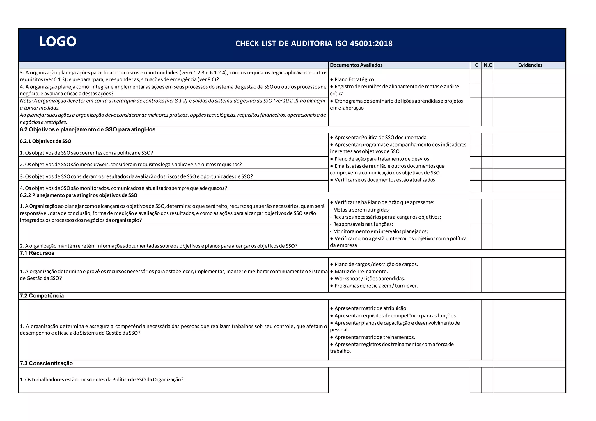 Check List de Auditoria ISO 45001-2018.docx