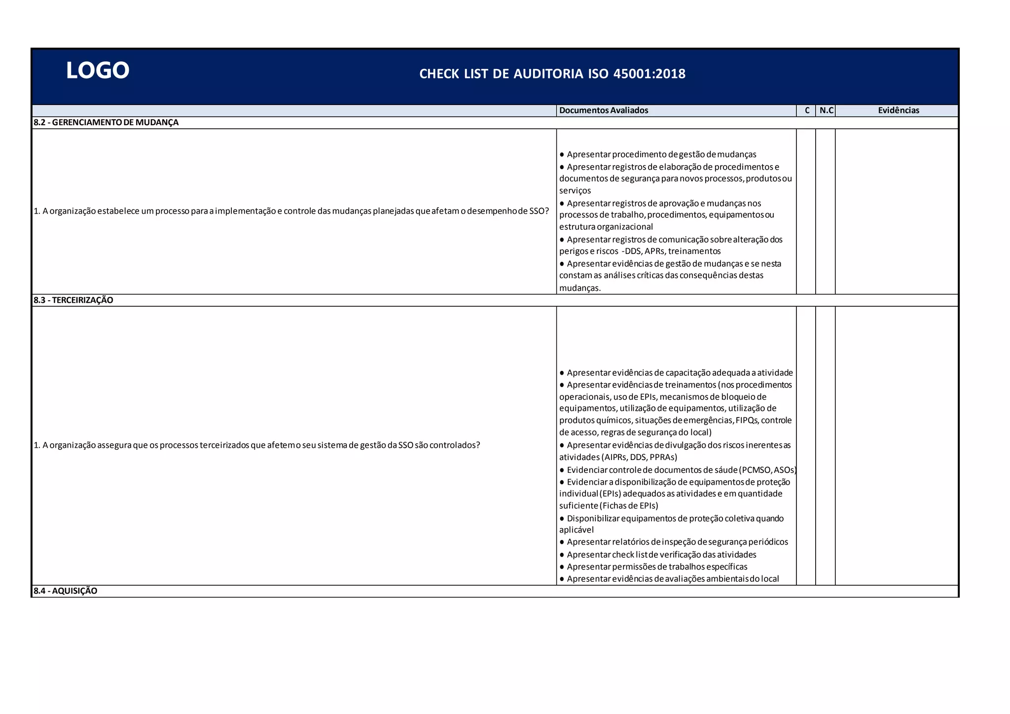 Check List de Auditoria ISO 45001-2018.docx
