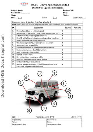Checklist for All Construction Equipment hseprof.com.pdf