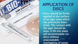 Basics for culturing and antimicrobial sensitivity testing in ...
