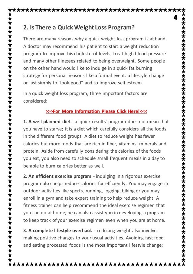 Checklist For Online Weight Loss Programs