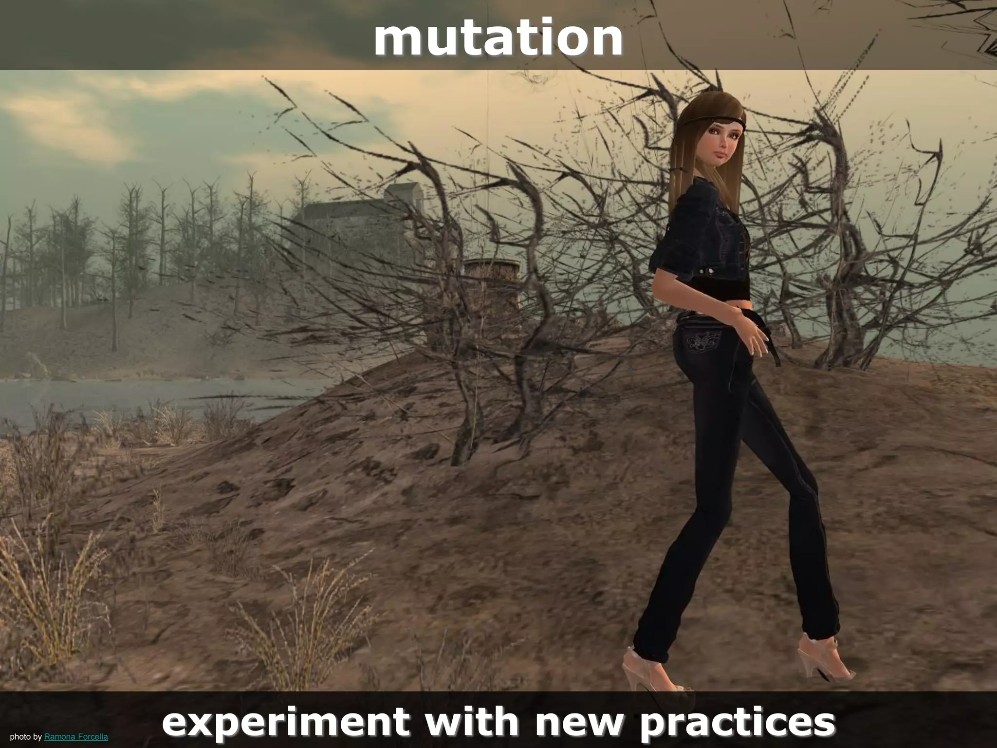 mutation
experiment with new practicesphoto by Ramona Forcella
 