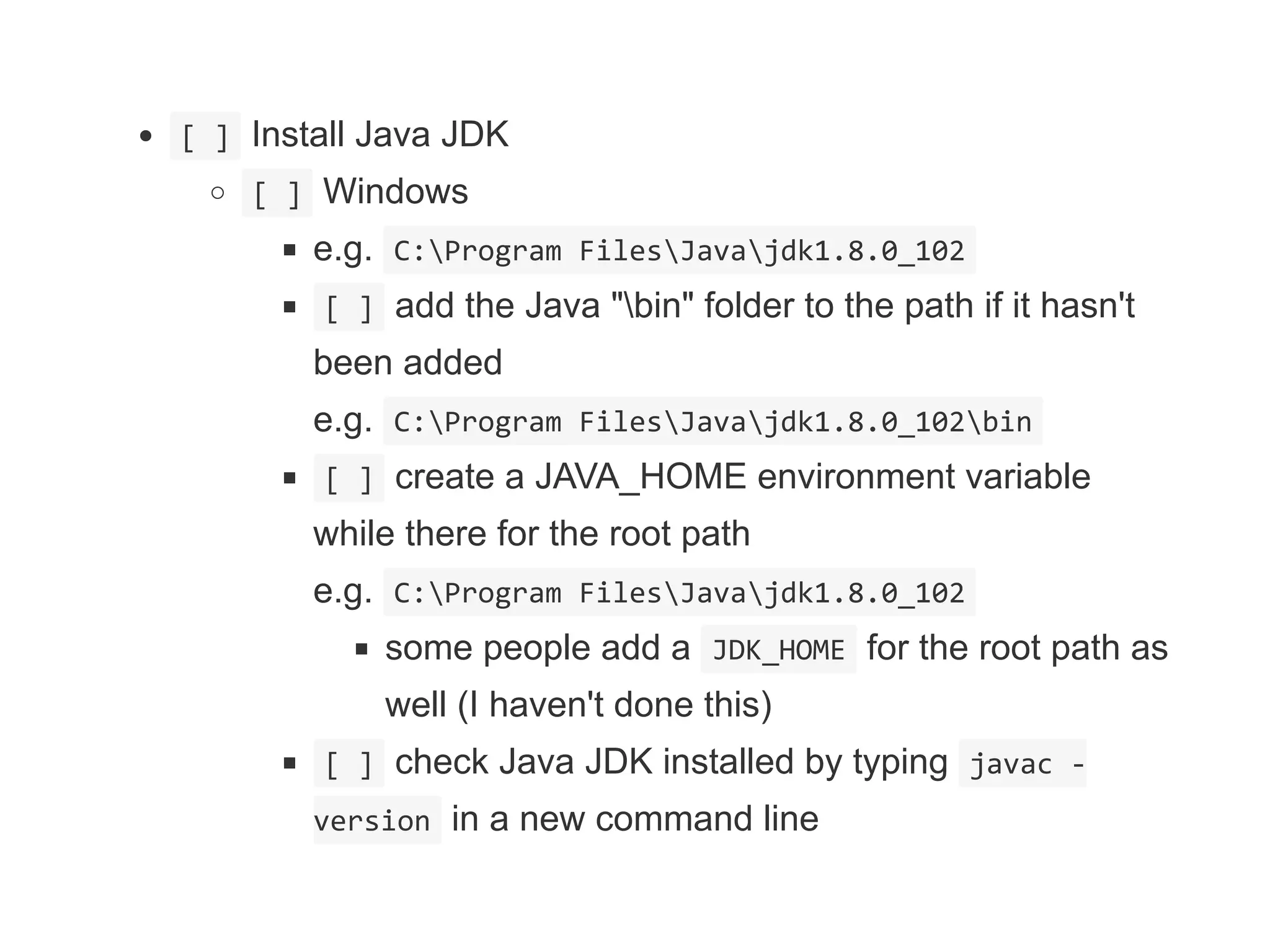 Checklist - How to install Java, Maven Intellij on Windows & Mac | PDF