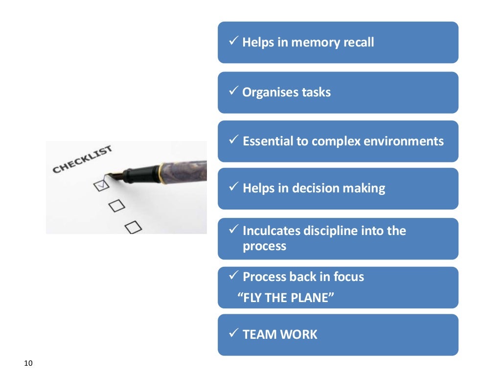 the checklist manifesto the checklist manifesto