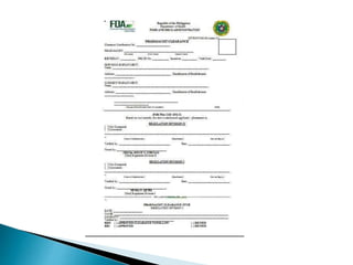 Checklist of Requirements