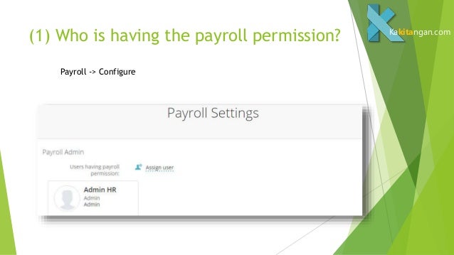 checklist of setup kakitangan com payroll