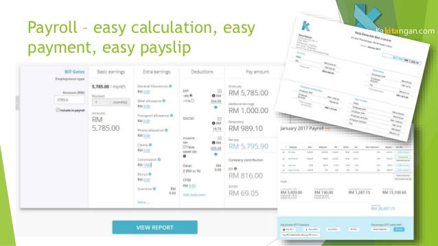 checklist of setup kakitangan com payroll