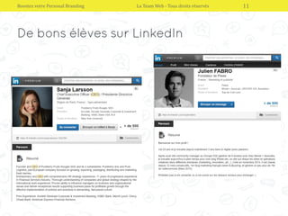 Boostez votre Personal Branding La Team Web - Tous droits réservés 11
 