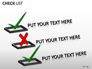 Check list powerpoint presentation templates | PPTX