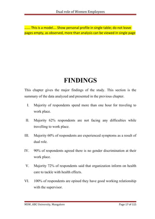 Check list & research dissertation model chapter 4, 5 6 | DOC