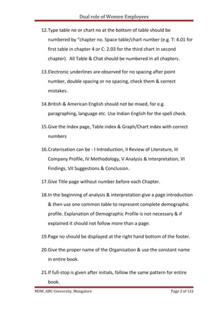 Underlines Chapter Numbers Check list & research dissertation model chapter 4, 5 6 | DOC