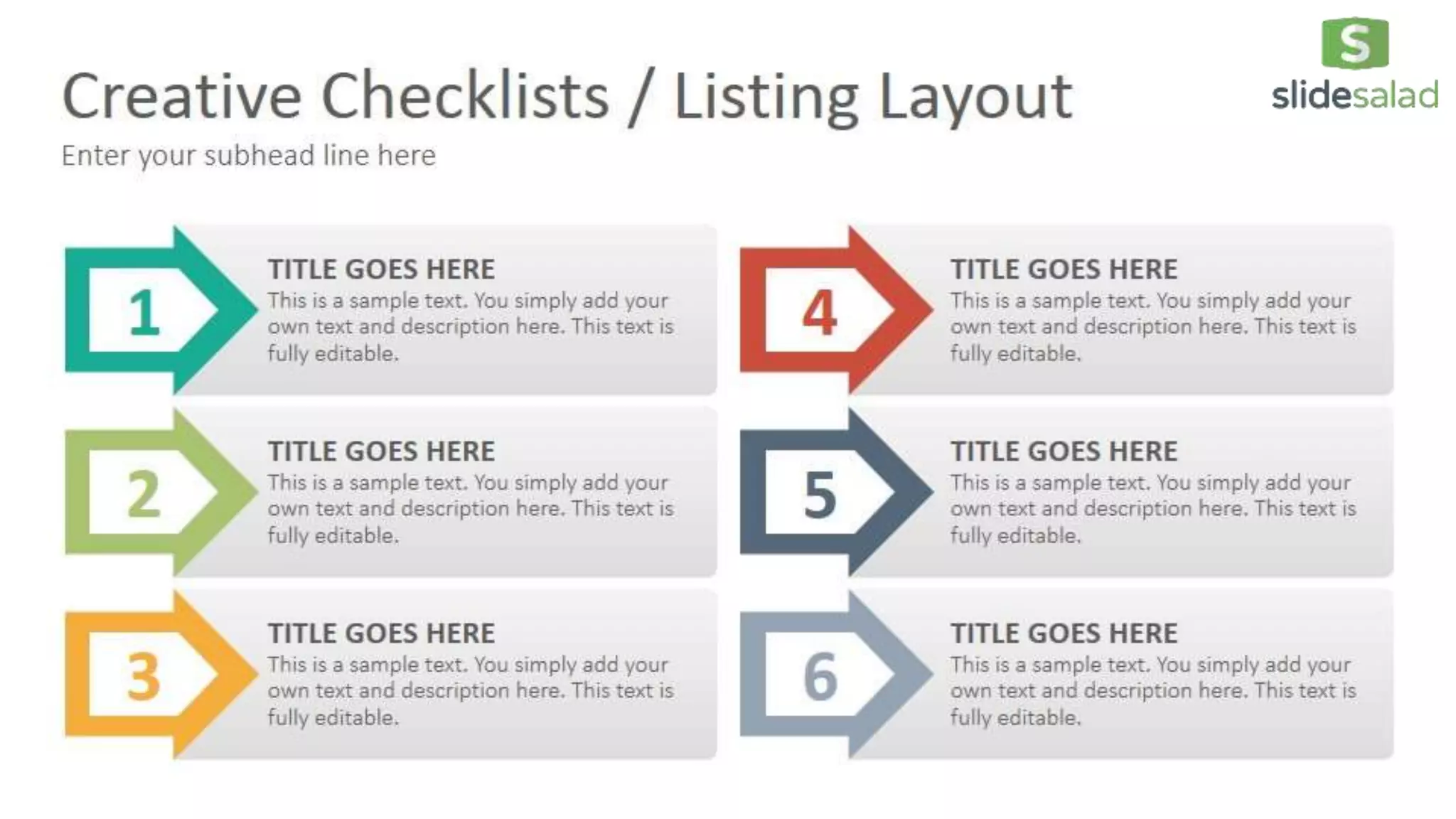Checklists Diagrams PowerPoint Presentation Template - SlideSalad | PPTX
