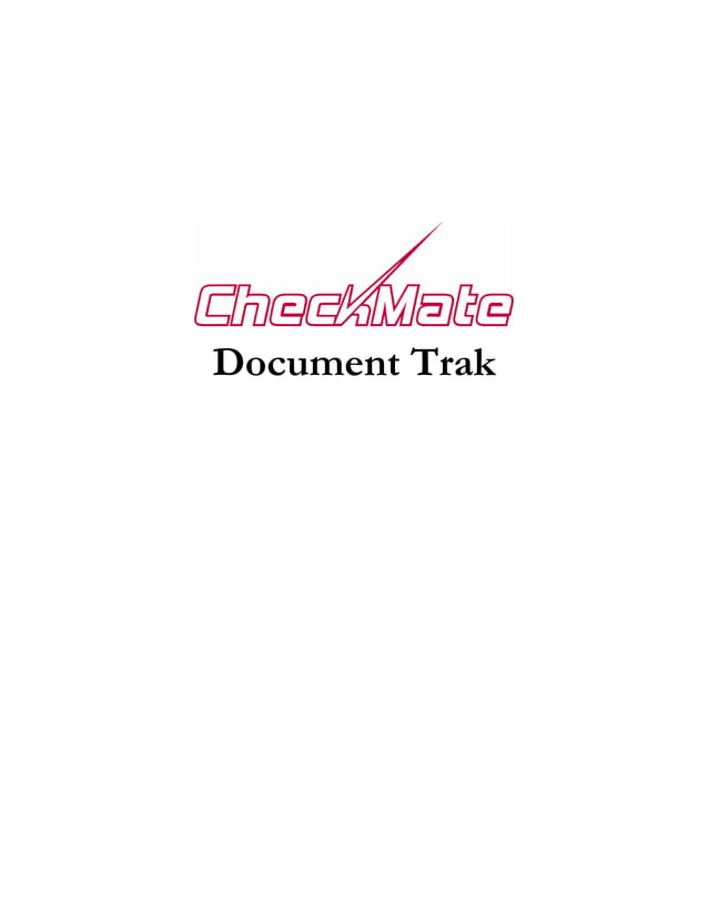 Check mate document guide | PDF