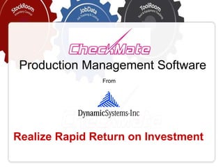 Production Management Software Realize Rapid Return on Investment From 