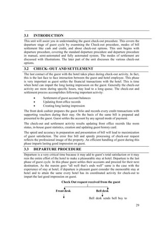 Check out and settlement | PDF