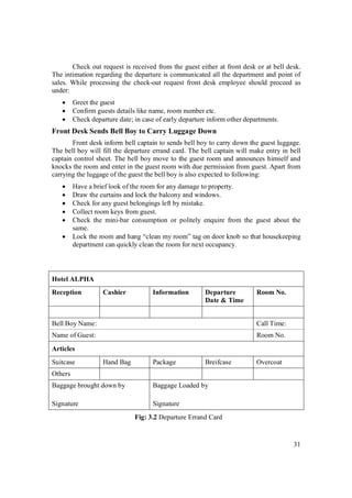 Check out and settlement | PDF