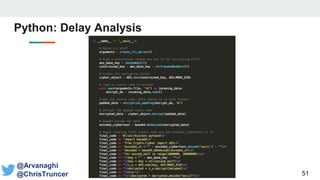 51
Python: Delay Analysis
@Arvanaghi
@ChrisTruncer
 