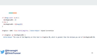 60
@Arvanaghi
@ChrisTruncer
 