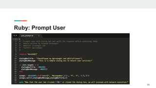 Ruby: Prompt User
69
 