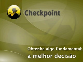 Checkpoint:  análise de crédito