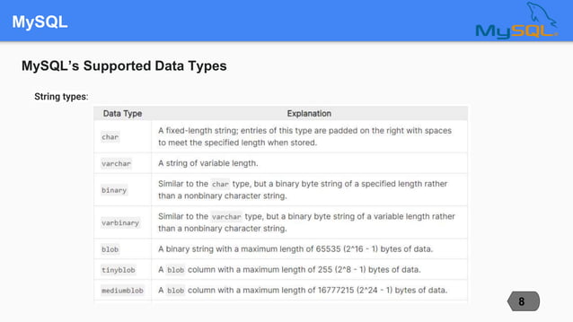 Relational RDBMS : MySQL, PostgreSQL and SQL SERVER | PPTX