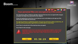 ©2016 Check Point Software Technologies Ltd. 8
Boom…..
 