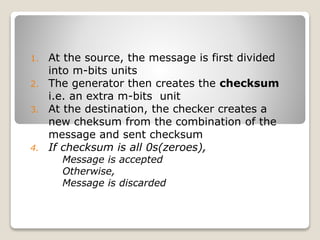 Checksum Multiwriter Check sum | PPTX