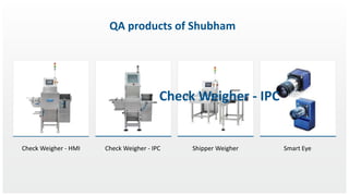 Checkweigher ipc shubham automation | PPTX