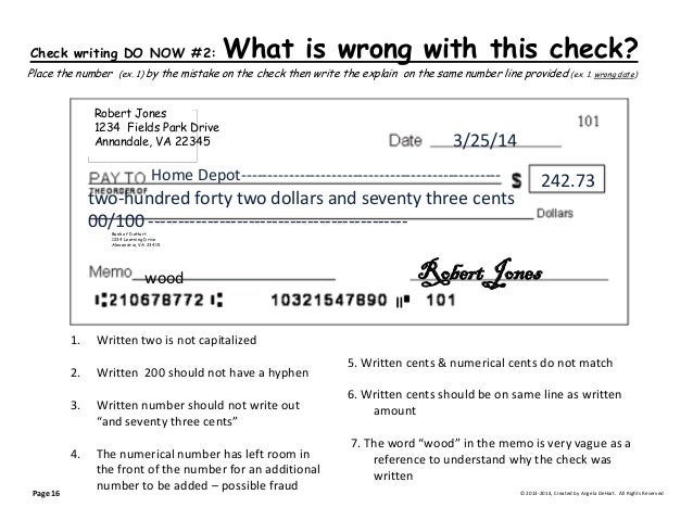 How to Write $2000 on a Check