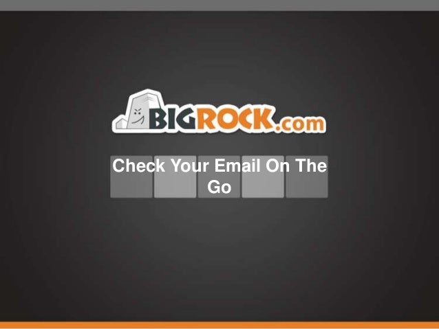 Check Your Email On Go With BigRock 