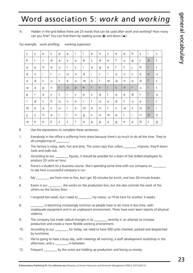 Check Your English Vocabulary For Human Resources