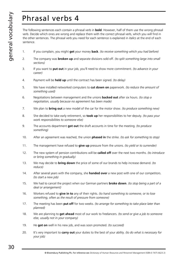 Check Your English Vocabulary For Human Resources