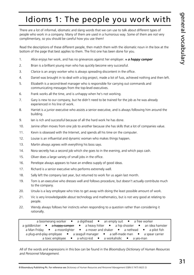 Check Your English Vocabulary For Human Resources