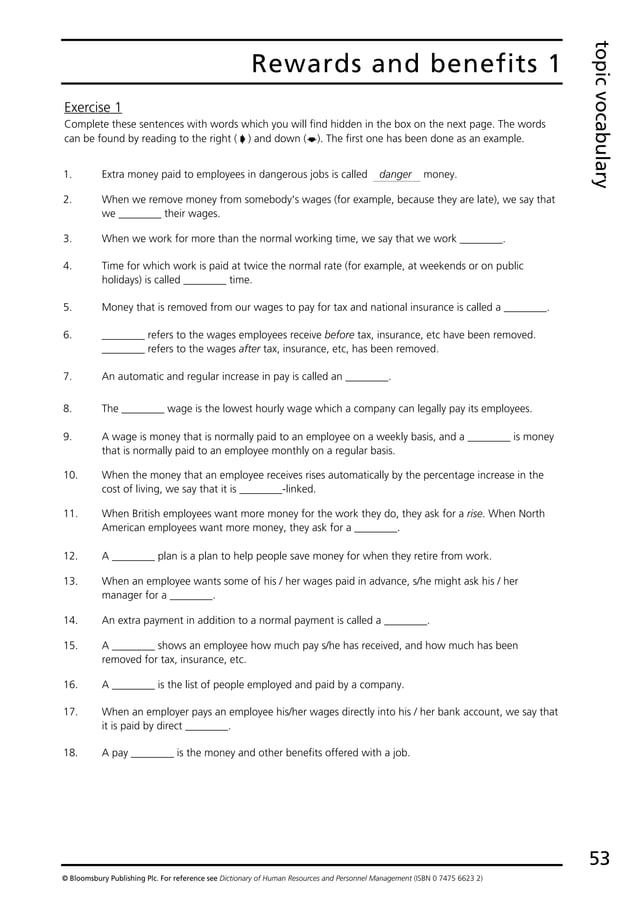 Check Your English Vocabulary For Human Resources