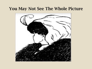 You May Not See The Whole Picture
 