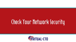 Check Your Network Security
 