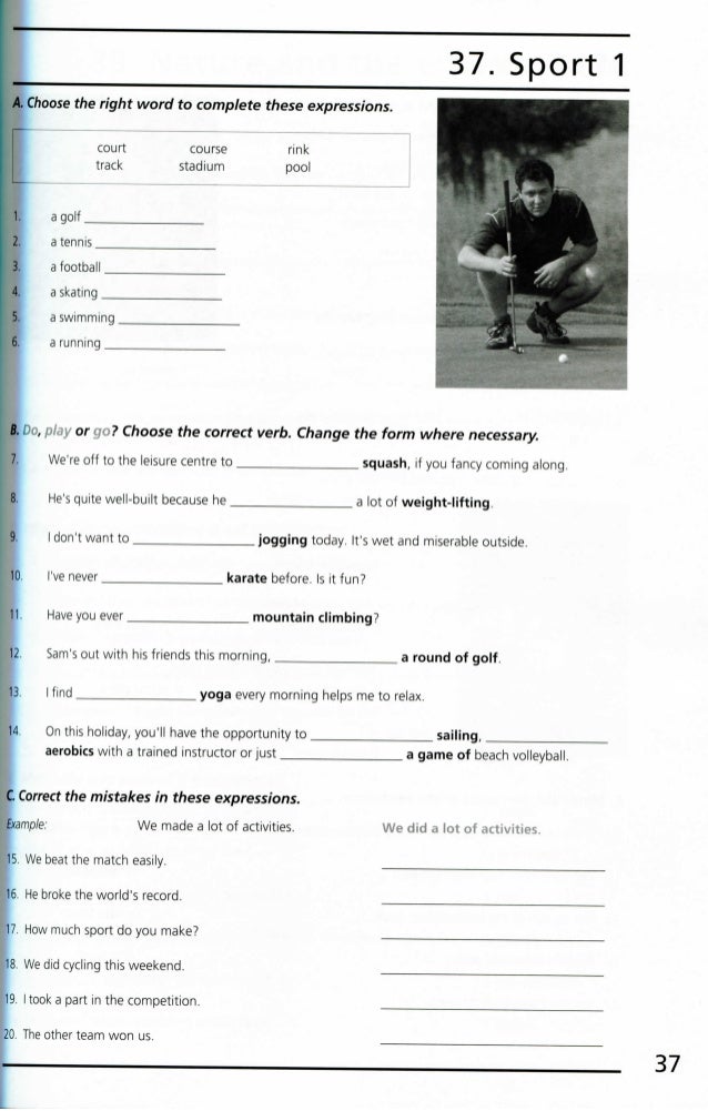 Check your vocabulary for natural english collocations