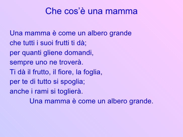 Che Cose Una Mamma