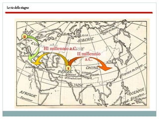 Le vie dellostagno
2
II millennio
a.C.
III millennio a.C.
1
 