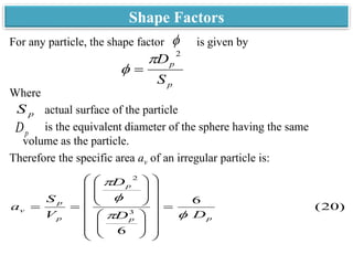 Shape Or Configuration Factor CHEE 220 Lecture Fluidization unit ops.pdf