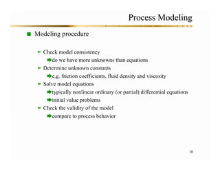 Comprehensive Guide to Dynamic Process Modeling and Control Systems | PDF