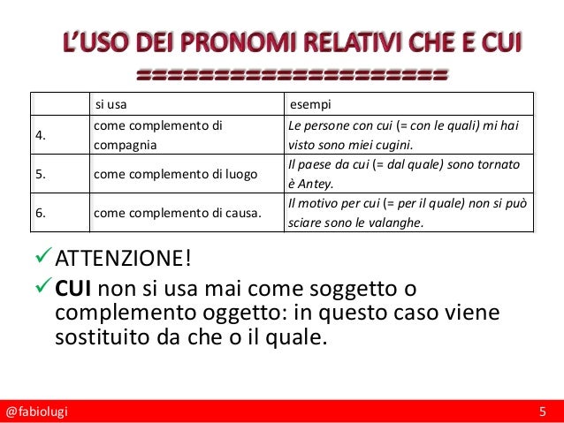 Pronomi relativi