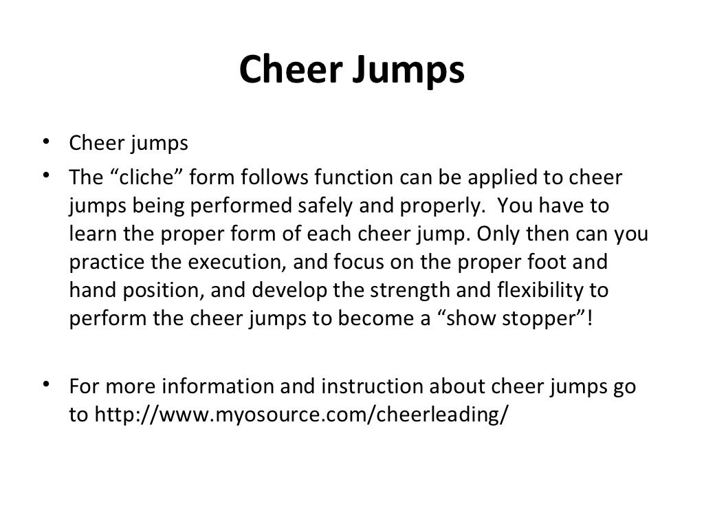 Cheer Jumps