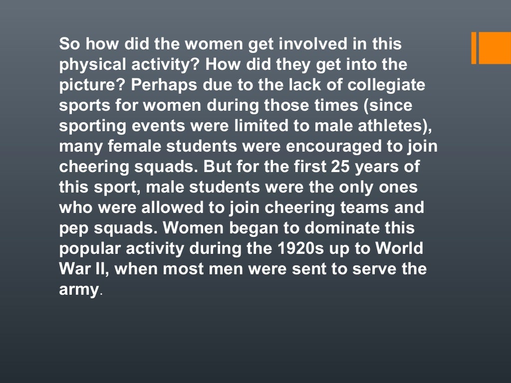 Cheerleading History How it All Started