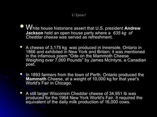 Comprehensive History and Definition of Cheese with Focus on Cheddar ...