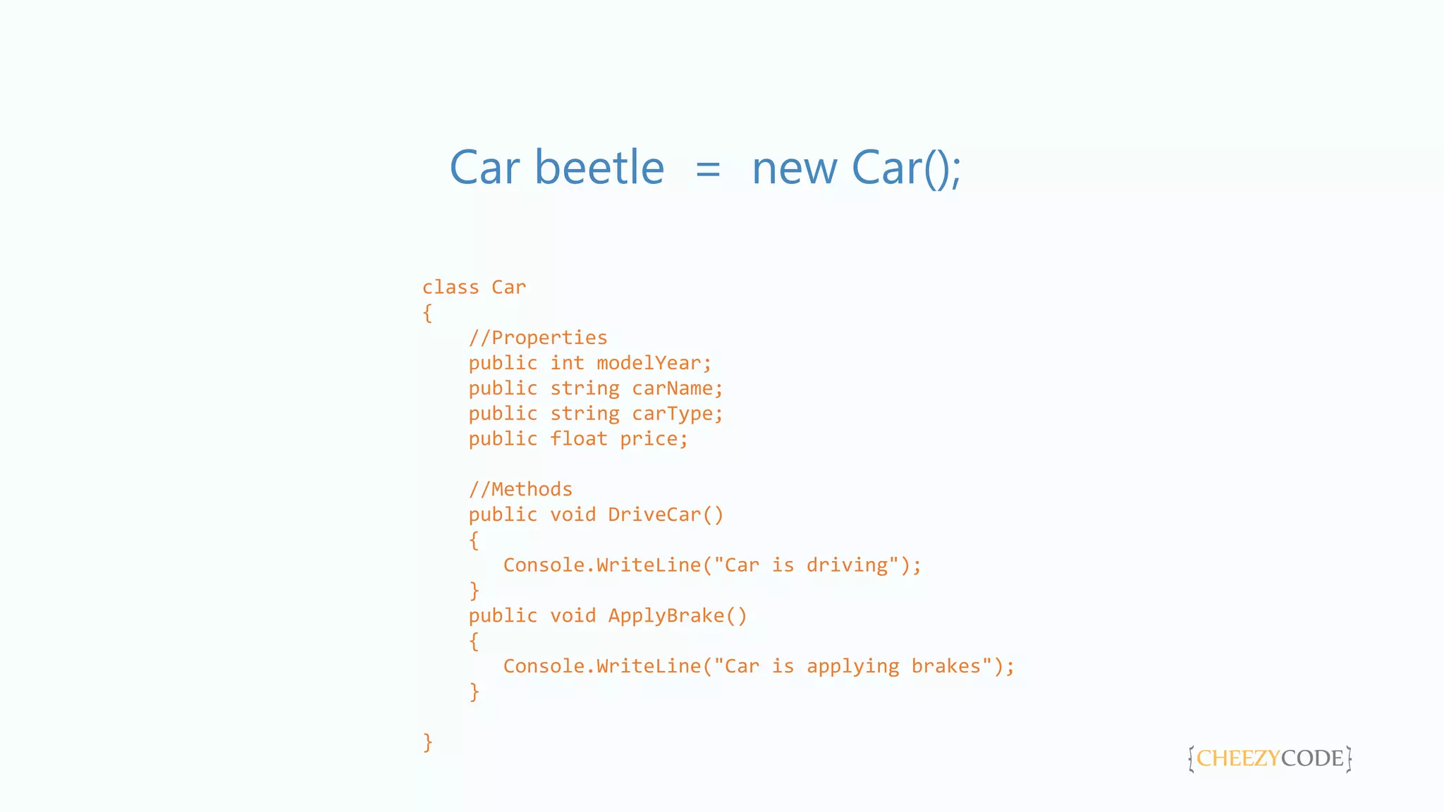 Classes and Objects In C# With Example | PPTX | Programming Languages ...