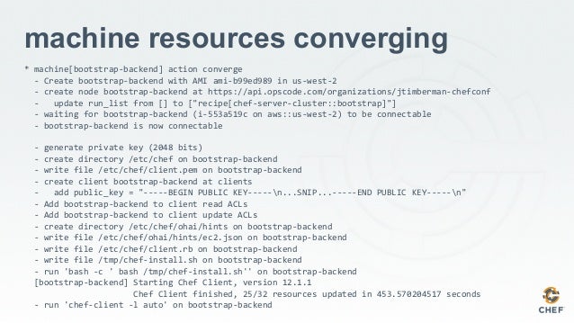 Chef Provisioning a Chef Server Cluster - ChefConf 2015