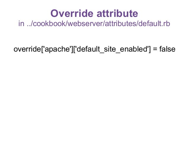 Chef training - Day2